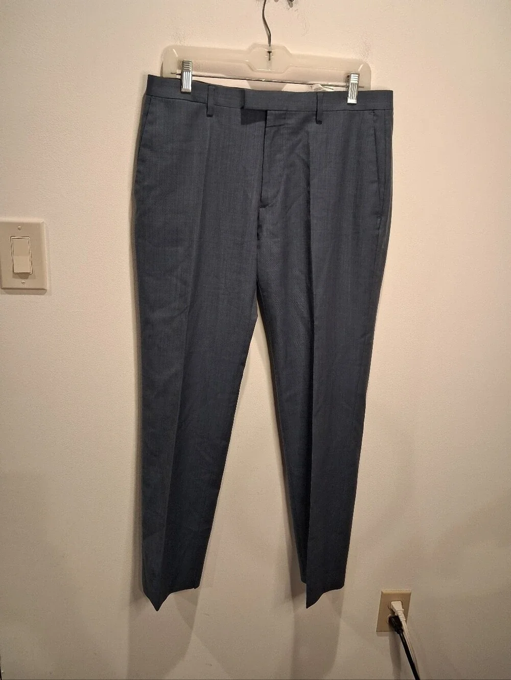Banana Republic Mens Suit Size 40s Pants 32x30 Wool Slim Fit